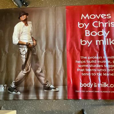 Canceled 2009 Chris Brown Got Milk? Poster