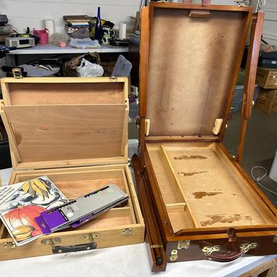 Portable Artist Easel And Craft Box