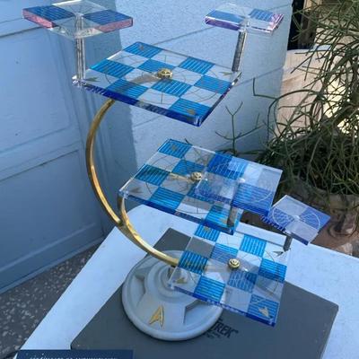 Star Trek TriDimensional Chess Set Franklin Mint