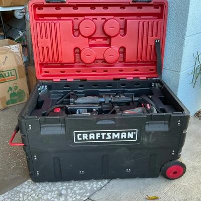 Craftsman Rolling Tool Chest With Power Tools
