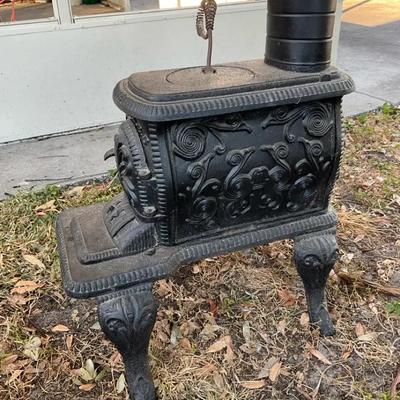 O.K. Stove And Range Cast Iron Coal Burning Stove