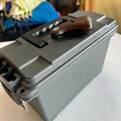 Ammo Case And Colt Pistol Handle