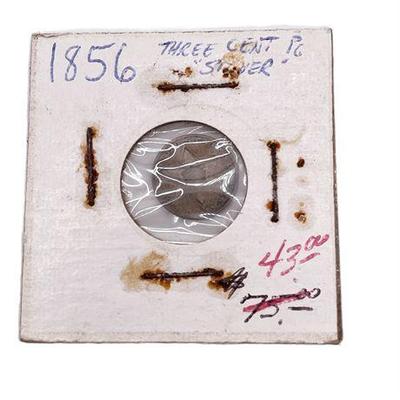 Sale Photo Thumbnail #22: Lot 101  
1856 Three Cent Star Coin