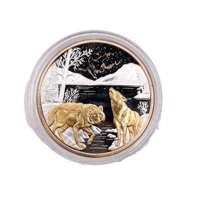 Sale Photo Thumbnail #50: Lot 099  
1999 Silver & Gold Alaska Seal Of State Medallion