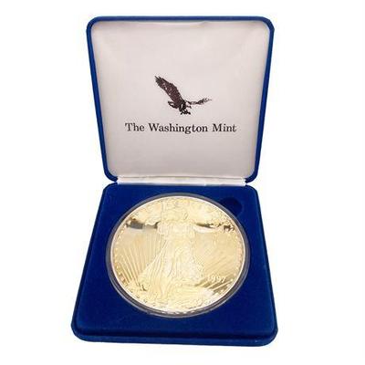 Sale Photo Thumbnail #5: Lot 071  
1 Pound 1997 Silver Walking Liberty