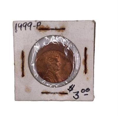 Sale Photo Thumbnail #25: Lot 104   
1999 P Error Penny