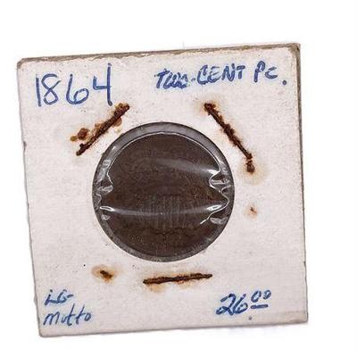 Sale Photo Thumbnail #23: Lot 102   
1864 Two Cent Penny