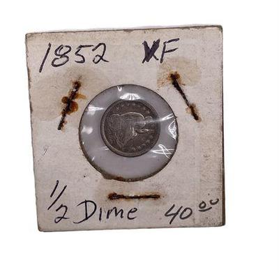 Sale Photo Thumbnail #27: Lot 105   
1852 Sitting Liberty Half Dime