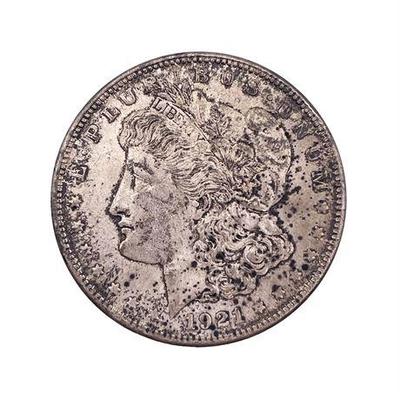 Sale Photo Thumbnail #35: Lot 029   
1921 Silver Morgan Dollar