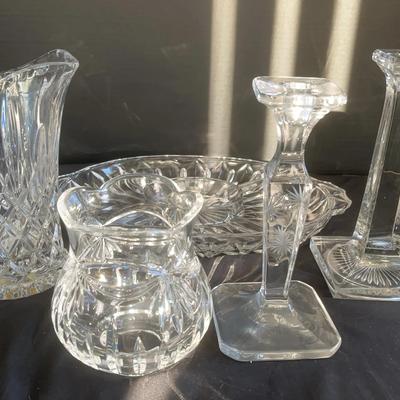 Crystal Serveware & Candlesticks 
