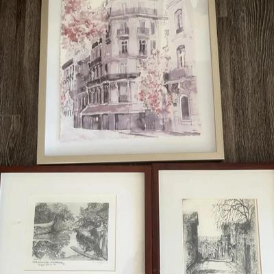 3 Framed Prints