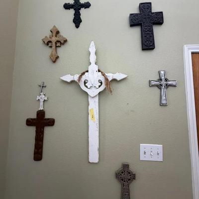 Wall Of Assorted Crosses