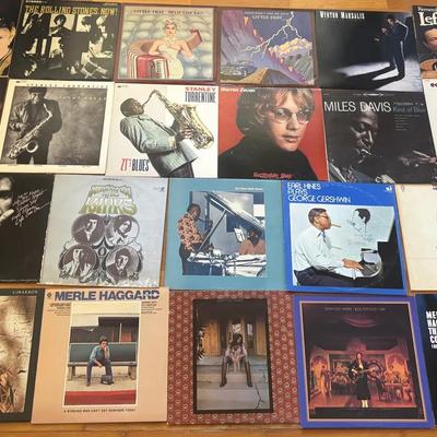 Large Collection Of Vinyl Records 