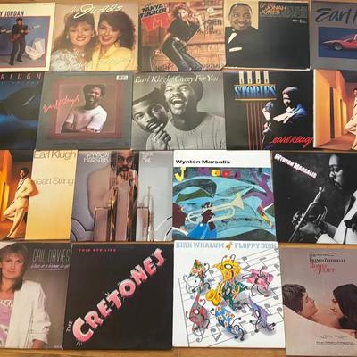 Large Collection Of Vinyl Records 
