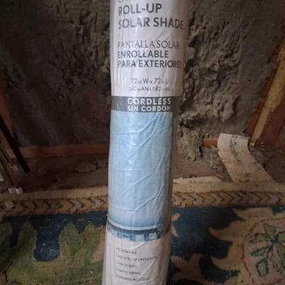EXTERIOR ROLL UP SOLAR SHADE