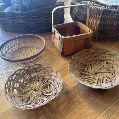 Variety of Wicker Baskets 