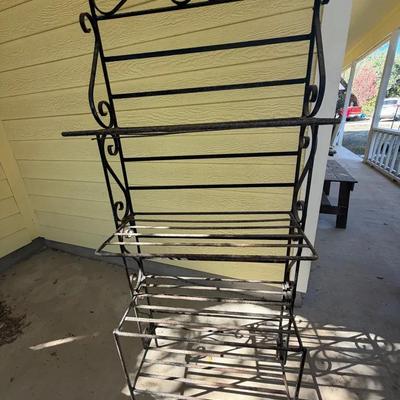 Wrought Iron Baker’s Rack