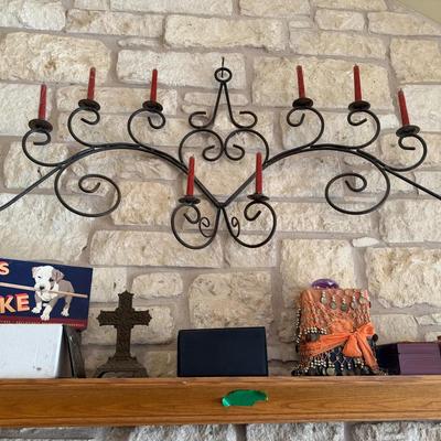 Wrought Iron Candelabra 