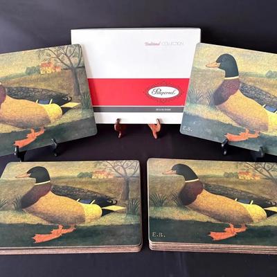 Set Of 12 Vintage Pimpernel Hardboard Placemats