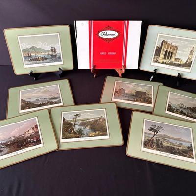 Two Sets Of Vintage Hardboard Pimpernel Placemats