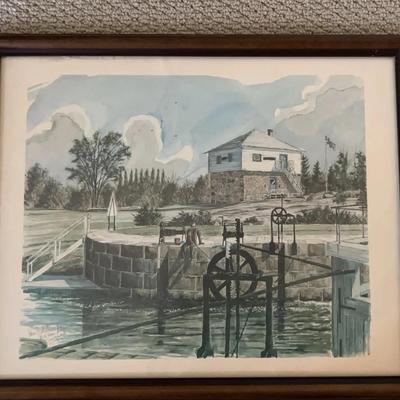  Ben Babelowsky, depicting the Blockhouse at Kingston Mills