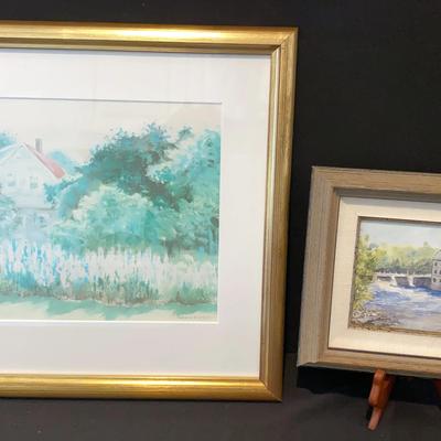 Artists: Corrine McIntyre And Mary Speers Watercolor Paintings