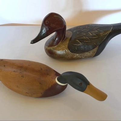 Painted Wooden Duck Decoys