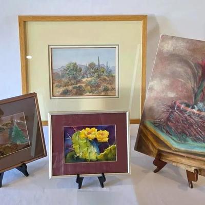 Floral And Landscape Paintings 