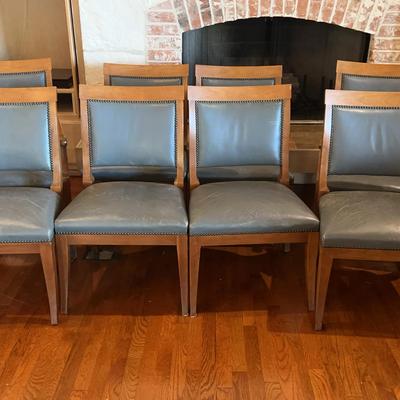 Biedermeier-Style Set Of 8 Dining Chairs 