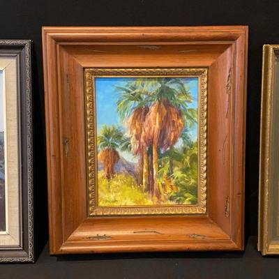 Oil Paintings, Various Artists And Subjects, All Framed