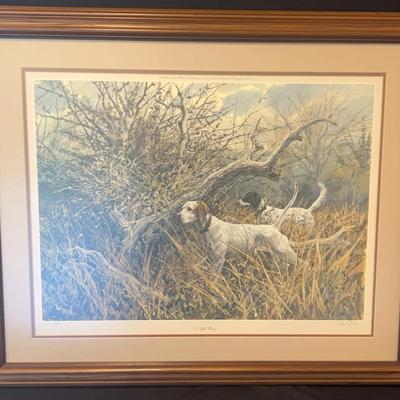 Herb Booth known prints include "A Split Covey" and "Brush Country the artist Herb Booth. Cr