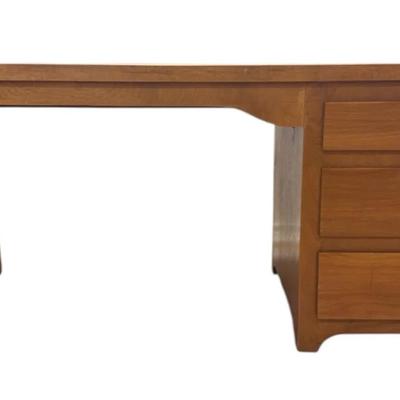 5ft Solid wood desk, 3 drawers 