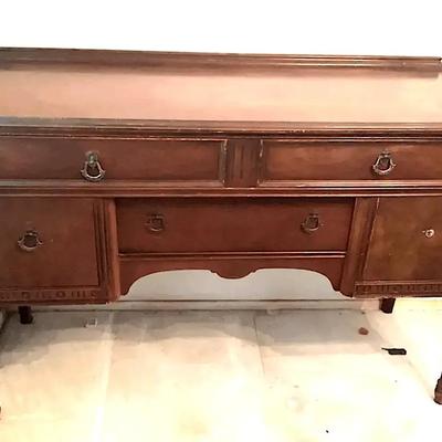 General Furniture Co. Buffet Sideboard – Seattle, WA (Circa 1930s–1940s)