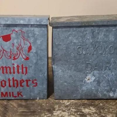 Smith Bros & Oakwood Dairy Boxes 