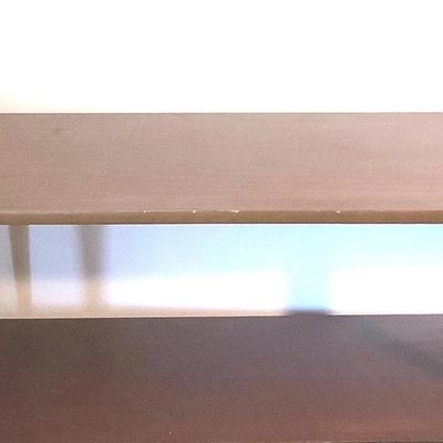 Mid-Century Rectangular Coffee Table with/ Tapered Legs (c. 1950s–1960s)