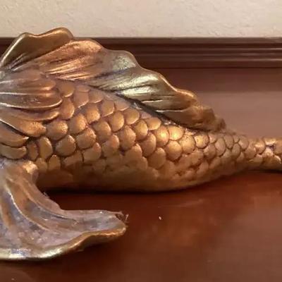 “Anthony” Gold Fish – Handcrafted Decorative Art (Dated 1986)