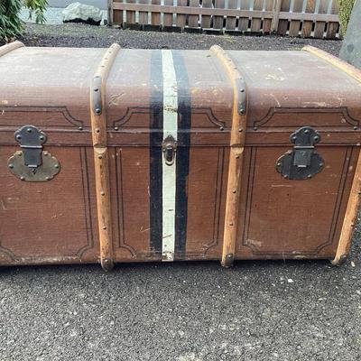 Early 1900s Gebrüder Eimecke Kofferfabrik Steamer Trunk – Kiel, Germany