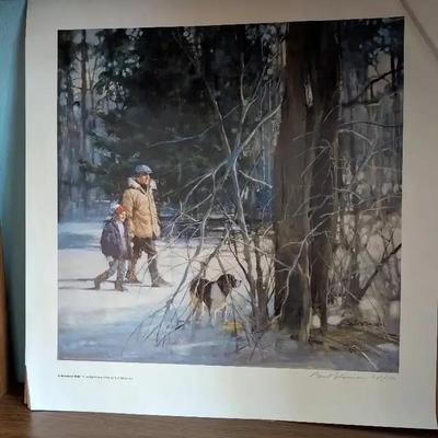 A Woodland Walk Limited Edition Print Burt Silverman 288/500