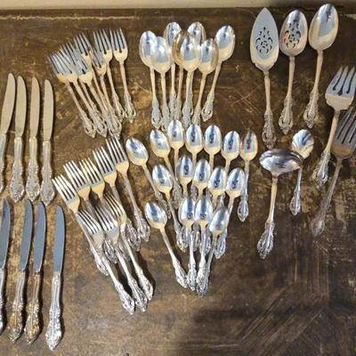 Community by Oneida “Morning Star” Silverplate Flatware — 1948 Floral Pattern
