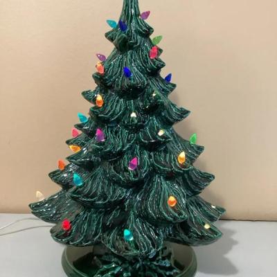Ceramic Christmas Tree-1970-1980s