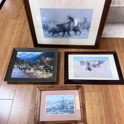 Western Framed Prints