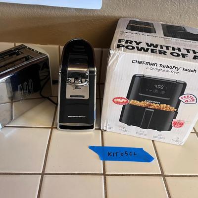 NewAir Fryer, Can Opener & Toaster – Small Kitchen Appliance Trio