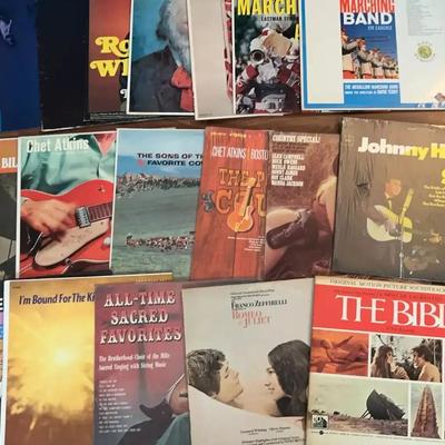 Vinyl Record Collection – Mixed Genres (c.1960s–1970s)