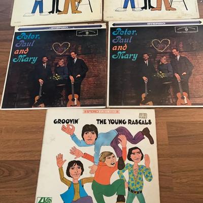 1960s Vinyl Records – Lovin’ Spoonful, Peter Paul & Mary, The Young Rascals (1962–1967)