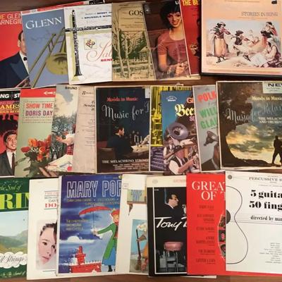 LP Records Lot (c. 1950s–1970s)
