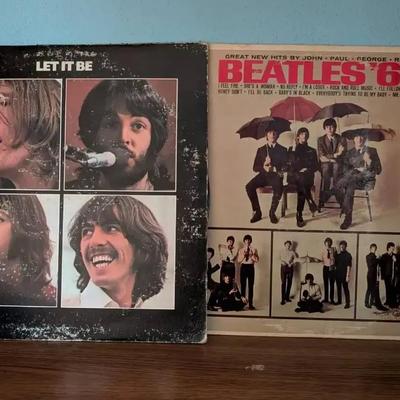 The Beatles “Let It Be” and “Beatles ’65” LPs