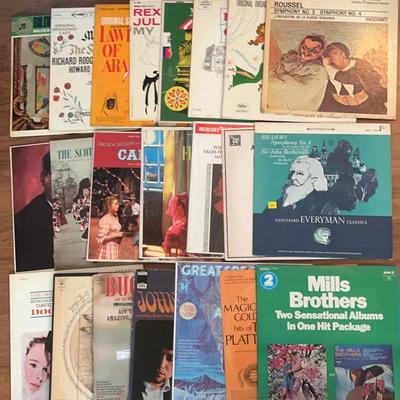 LP Record Collection – Show Tunes, Classical & Easy Listening (1950s–1970s)