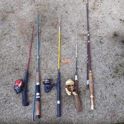 Rods, Reels And Tackle Box