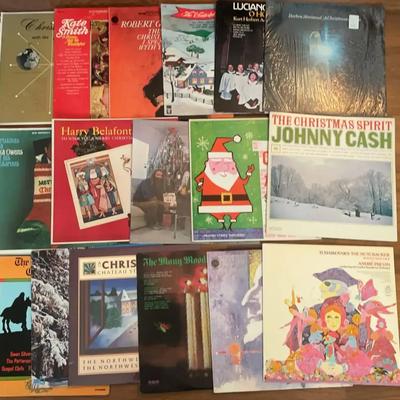 Vintage Christmas Vinyl LP Collection – ~1950s–1980s