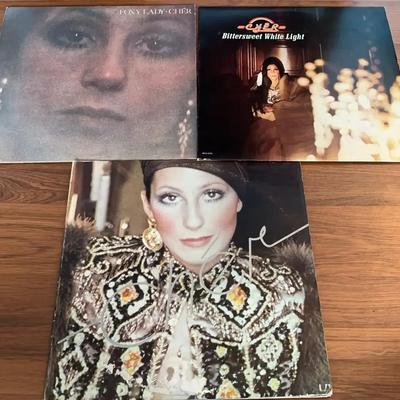Cher Vinyl Record Lot (1971–1973) – 3 Original LPs
